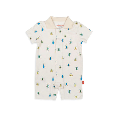 Magnetic Me Polo Romper Just Wing It