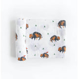 Little Unicorn Cotton Muslin Single Swaddle Bison