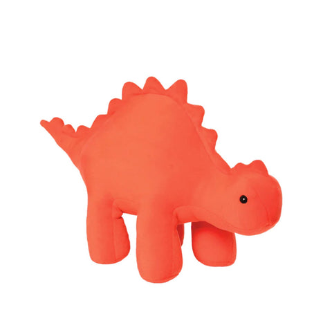 Manhattan Toy Velveteen Dino Gummy Stegosaurus Coral
