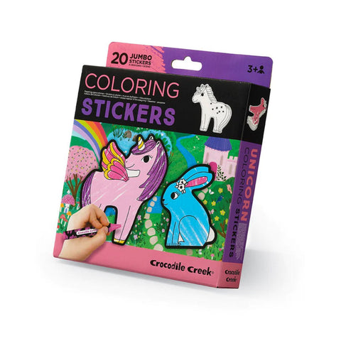 Crocodile Creek Coloring Stickers - Unicorns