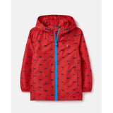 Joules Windbreaker Jacket Red Cars and Motorcycles