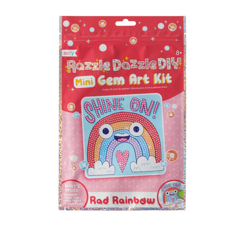 Ooly Razzle Dazzle DIY Mini Gem Art Kit Rad Rainbow