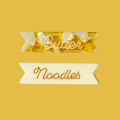 Eugenia Butter / Noodles Hair Clip Set
