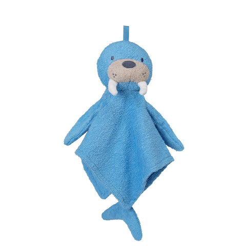 Manhattan Toy Walter Walrus Scrub-a-Dubbie Washcloth