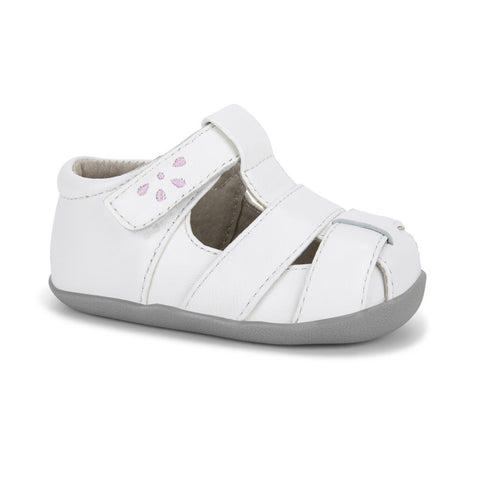 See Kai Run Brook III White Sandals