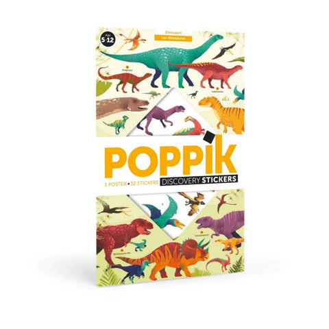 Poppik Discovery Stickers Dinosaurs