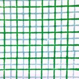 Mia And Finn James Twin Fitted Sheet Green Blue Grid