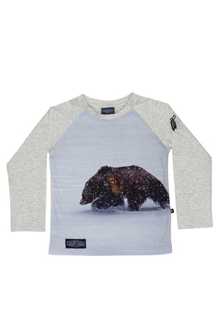 Toobydoo Longsleeve Tee Shirt Bear Picture Print