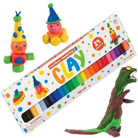 Toysmith 24 Color Rainbow Modeling Clay Set