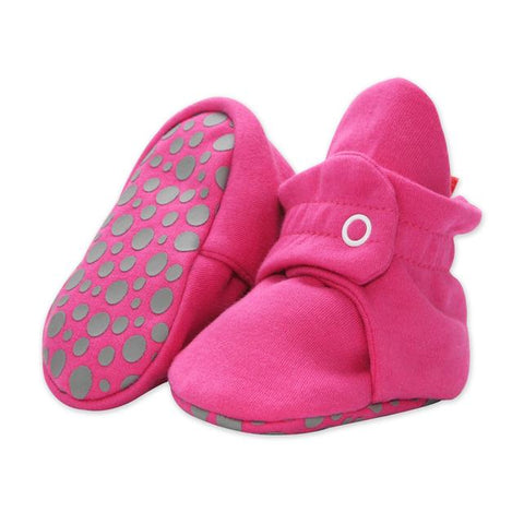 Zutano Booties Fuchsia Pink